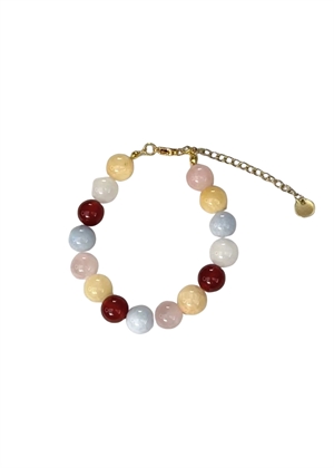 Multi mix armbånd Rød/Gul By ANTHON 
